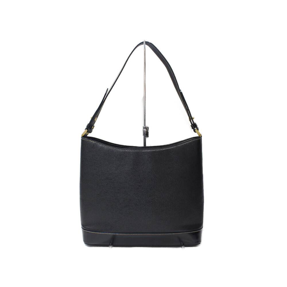 Burberry Bag One Black Hobo Leather Shoulder - Picture 4 of 7